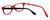 Ernest Hemingway Designer Eyeglasses H4617 in Black-Red 56mm :: Rx Bi-Focal