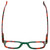 Calabria Designer Blue Light Block Reading Glasses Green/Purple/Red in 10 Powers