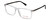 Vivid Designer Reading Eyeglasses 891 in Glossy Crystal Clear 55 mm Rx SV