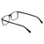 Vivid Designer Reading Eyeglasses 891 in Glossy Black/Crystal Clear 55 mm