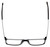 Vivid Designer Reading Eyeglasses 891 in Glossy Black/Crystal Clear 55 mm