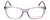 Vivid Designer Reading Eyeglasses 886 in Shiny Light Purple 53 mm Custom Lens