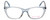 Vivid Designer Reading Eyeglasses 886 in Shiny Light Blue 53 mm Progressive