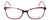 Vivid Designer Reading Eyeglasses 893 Marble Wine Red/Purple 52 mm