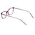 Vivid Designer Reading Eyeglasses 893 Marble Purple/Lavender 52 mm