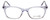 Vivid Designer Reading Eyeglasses 912 Glossy Crystal Clear 51 mm Custom Lens