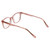 Vivid Designer Reading Eyeglasses 912 Crystal Rose Pink Clear 51 mmm Rx SV