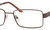 Dale Earnhardt, Jr Eyeglasses 6804 in Satin Brown Frames 56mm Custom Lens