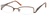 Dale Earnhardt, Jr Designer Eyeglasses 6706 in Brown Metal Frames -51mm RX SV