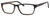 Esquire Designer Rectangle Frame Eyeglasses EQ1501 in Brown/Black-55mm Bi-Focal