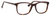 Esquire Designer Rectangular Frame Eyeglasses EQ1509 in Tortoise-54 mm Custom Lens
