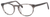 Esquire Designer Unisex Oval Frame Eyeglasses EQ1510 in Grey Amber-50 mm Custom Lens