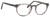 Esquire Designer Unisex Oval Frame Eyeglasses EQ1510 in Grey Amber-50 mm RX SV