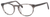 Esquire Designer Unisex Oval Frame Eyeglasses EQ1510 in Grey Amber-50 mm RX SV