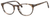 Esquire Designer Unisex Oval Frame Eyeglasses EQ1510 in Olive Amber-50 mm RX SV