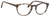 Esquire Designer Unisex Oval Frame Eyeglasses EQ1510 in Olive Amber-50 mm Bi-Focal