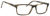 Esquire Rectangular Frame Eyeglasses EQ1527 in Moss/Brown-53mm Custom Lens