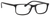 Front View of Esquire EQ1531 Men's Blue Light Filter+A/R Lenses Eyeglasses in Matte Black 55 m