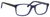 Esquire Mens EQ1546 Eyeglasses Blue Frames and Black Temples 54 mm Custom Lens