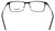 Esquire EQ1524 Rectangular Metal Frame Eyeglasses in Satin Black 55 mm Bi-Focal