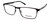 Esquire EQ1524 Rectangular Metal Frame Eyeglasses in Satin Black 55 mm Bi-Focal