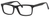 Esquire Designer Mens EQ1548 Reading Eyeglasses in Shiny Black 55 mm Progressive