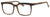 Esquire Mens EQ1553 Square Frame Eyeglasses in Tortoise/Black 53mm Custom Lens