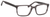 Esquire Men's EQ1557 Rectangular Frame Reading Eyeglasses in Black/Grey 53mm