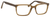 Esquire Mens EQ1557 RectangularFrame Reading Eyeglasses in Birch Brown 53mm Progressive