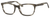 Esquire Mens EQ1558 Oval Frame Reading Eyeglasses in Matte Grey 54mm Bi-Focal