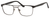 Esquire EQ1565 Mens Rectangle Metal Eyeglasses in Black/Gunmetal 53 mm Custom Lens