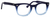 Ernest Hemingway H4668 Unisex Round Eyeglasses in Blue Fade 48 mm Progressive