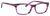 Ernest Hemingway H4684 Unisex Oval Reading Eyeglasses Purple 53 mm Custom Lens