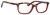 Ernest Hemingway H4694 Unisex Eyeglasses in Tortoise/Burgundy Red 53 mm Custom Lens