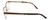 Ernest Hemingway H4686 Semi-Rimless Eyeglasses in Brown 51 mm RX SV