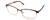 Ernest Hemingway Women's H4686 Semi-Rimless Eyeglasses in Brown 51 mm