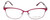 Ernest Hemingway H4686 Semi-Rimless Eyeglasses in Burgundy/Red 51 mm Custom Lens