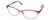 Ernest Hemingway H4686 Semi-Rimless Eyeglasses in Burgundy/Red 51 mm RX SV