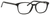Ernest Hemingway H4699 Unisex Oval Frame Reading Eyeglasses in Black/Olive 51 mm Bi-Focal