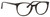 Ernest Hemingway H4699 Unisex Oval Frame Reading Eyeglasses in Tortoise/Brown 51 mm RX SV