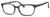 Ernest Hemingway H4803 Unisex Rectangular Frame Eyeglasses Stone 55 mm Custom Lens