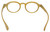 Calabria Elite Designer Unisex Round Reading Glasses R217 Professor Type 46 mm