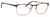 Ernest Hemingway H4818 Unisex Oval Eyeglasses in Burgundy/Lime 54 mm RX SV