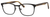 Ernest Hemingway H4820 Unisex Oval Frame Eyeglasses in Satin Black 52 mm RX SV