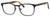 Ernest Hemingway H4820 Unisex Oval Frame Eyeglasses in Satin Black 52 mm Bi-Focal