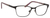 Ernest Hemingway H4822 Womens Rectangular Frame Eyeglasses in Black 52 mm RX SV