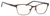 Ernest Hemingway H4822 Womens Rectangular Frame Eyeglasses in Brown 52 mm Bi-Focal