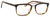 Ernest Hemingway H4825 Unisex Rectangular Frame Eyeglasses in Olive/Amber 54 mm RX SV