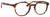 Front View of Ernest Hemingway Blue Light Filter&A/R Lenses H4826 Reading Glasses Shiny Tortoi