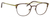 Ernest Hemingway H4832 Womens Round Eyeglasses in Brown/Lime Green 49 mm Bi-Focal